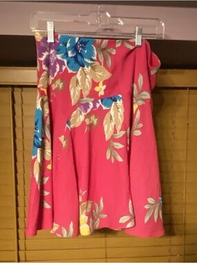 Ralph Lauren Pink Floral Circle Skirt